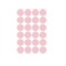 Nevs 1" Color Coding Dots Pink - Sheet Form DOT-10M Pink - alternate 1